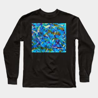 Heavenly Doodles - Deep Blue Long Sleeve T-Shirt